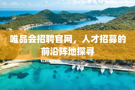 唯品会招聘官网，人才招募的前沿阵地探寻